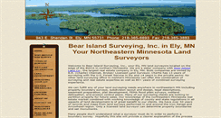Desktop Screenshot of bearislandsurveying.com